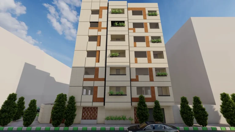 رندر نمای پروژه مروارید